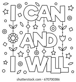 Coloring page. Vector illustration.