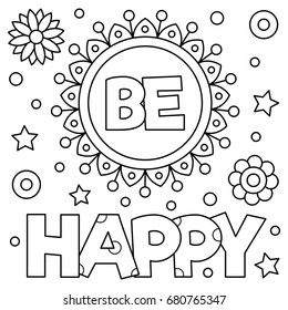 Coloring page. Vector illustration.