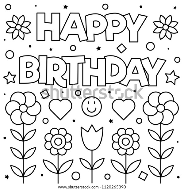 Coloring Page Vector Illustration Stock Vector (Royalty Free ...