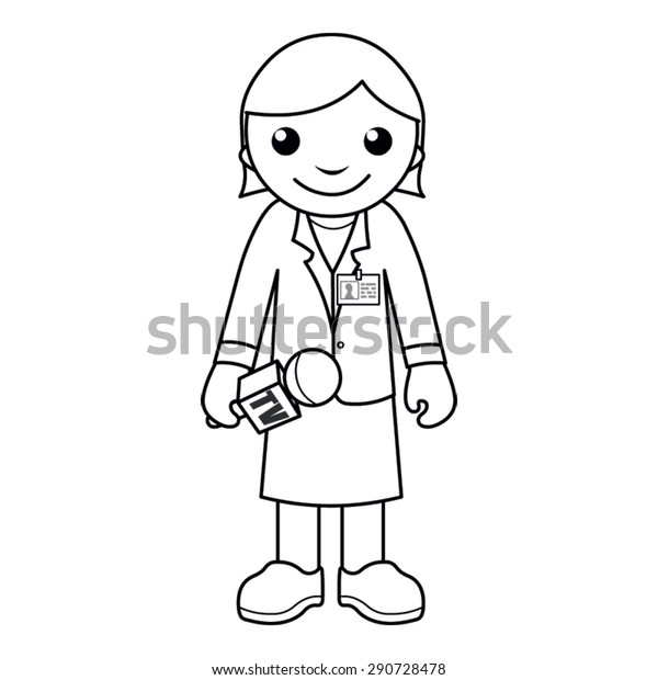 Coloring Page Vector Illustration Black White Stock Vector (Royalty Free) 290728478 Coloring Page Vector Illustration Black White Stock Vector (Royalty Free) 290728478