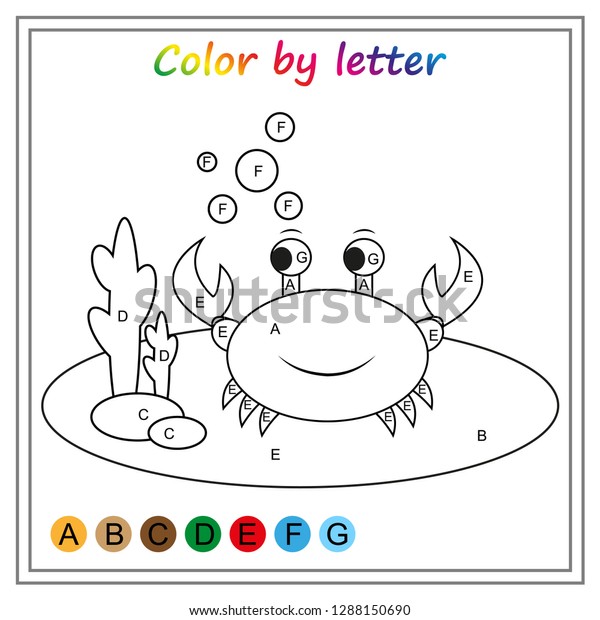 coloring page worksheet coloring book game stock vector