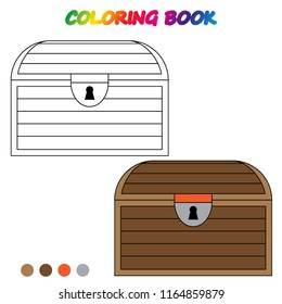 coloring page. Worksheet. Game for kids -  coloring book. 
