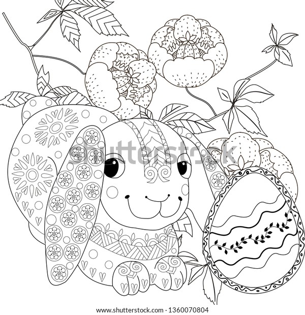 coloring pages coloring book adults children stock vector