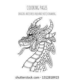 water dragon coloring pages