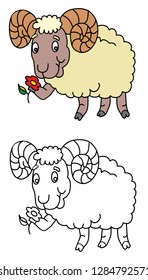 coloring pages for childrens with funny animals