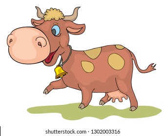 coloring pages for childrens with funny animals, cow