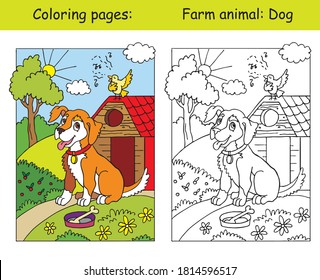 Farm Animals Colouring Images Kids High Res Stock Images Shutterstock