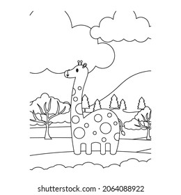 Coloring Pages Cute wild animals