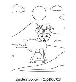 Coloring Pages Cute wild animals