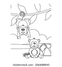 Coloring Pages Cute wild animals