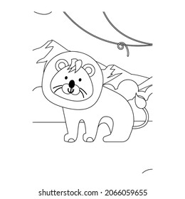 Coloring Pages Cute wild animals