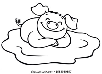 95 Coloring Pages Cute Pig  Best Free