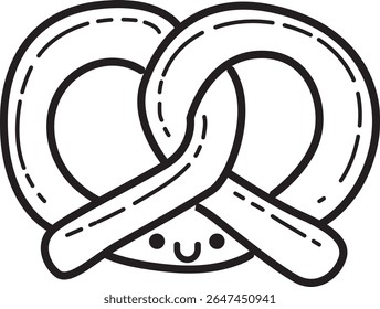 Coloring pages of fast food items illustration.
outline of waffle illustration 
