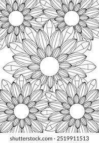 Coloring Pages, Flowers Coloring Pages, Hand Drawn Flowers, Hand Drawn Flowers Coloring Pages, quote, drawing, design, graphic, inspiration, lettering, vector, vintage, card, illustration, design, pos