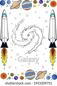 
Coloring pages are great for training a child's creativity and getting to know the names of the planets.