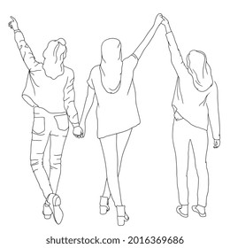 coloring pages - hand drawn outline illustrations. 