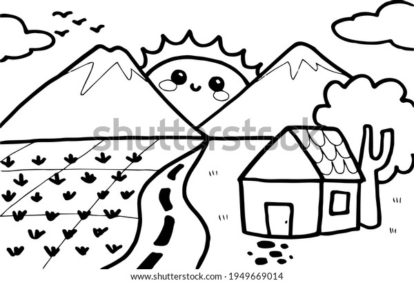 Coloring Pages Kids Printables Stock Vector (Royalty Free) 1949669014 ...