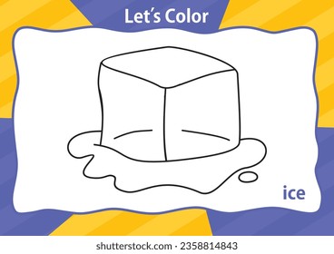 Coloring pages for kids. Vector illustration. Kindergarten children Coloring pages activity. Worksheet cartoon coloring. color pages on white background for color books.
