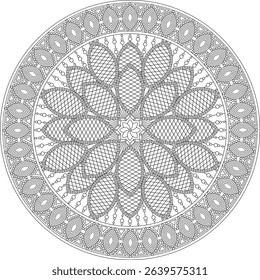Coloring Pages Mandalina Mandala For Adult