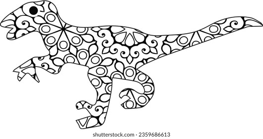 Coloring pages set with fantasy floral dinosaurs,oloring pages set with fantasy floral dinosaurs. Tyrannosaurus T-rex and triceratops with flowers.