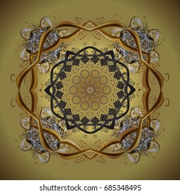 Coloring pages. Zentangle elegant snow flake. Vector ornamental winter illustration for decoration, Christmas greeting cards, invitation template.