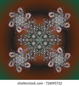 Coloring pages. Zentangle elegant snow flake. Vector ornamental winter illustration for decoration, Christmas greeting cards, invitation template.
