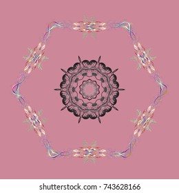 Coloring pages. Zentangle elegant snow flake. Vector ornamental winter illustration for decoration, Christmas greeting cards, invitation template.