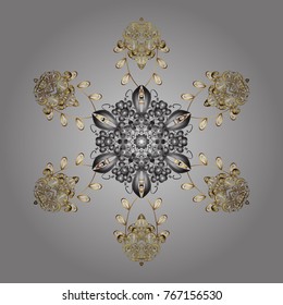 Coloring pages. Zentangle elegant snow flake. Vector ornamental winter illustration for decoration, Christmas greeting cards, invitation template.