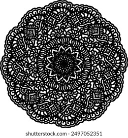 coloring page​ of​ mandala​ for​ paint