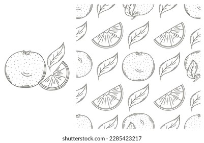 Coloring pattern for kitchen, restaurant or shop. Set in hand draw style