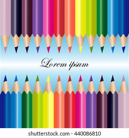Coloring pencils vector