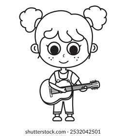 Coloring pictures for children, various activities, playing, playing sports, gardening
