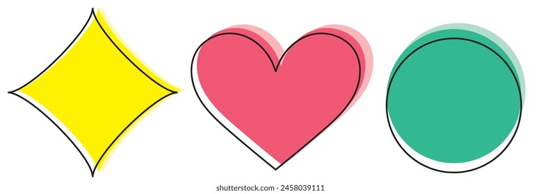 coloring quotes box set on a white background