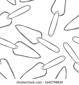 coloring seamless pattern building spatula for leveling surfaces  vector illustration