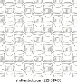 Coloring seamless pattern. Print for cloth design, textile, fabric, wallpaper