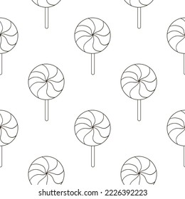 Coloring seamless pattern. Print for cloth design, textile, fabric, wallpaper
