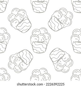 Coloring seamless pattern. Print for cloth design, textile, fabric, wallpaper