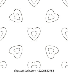 Coloring seamless pattern. Print for cloth design, textile, fabric, wallpaper