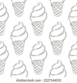 Coloring seamless pattern. Print for cloth design, textile, fabric, wallpaper