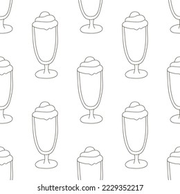Coloring seamless pattern. Print for cloth design, textile, fabric, wallpaper