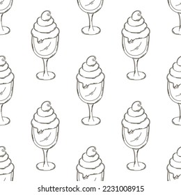 Coloring seamless pattern. Print for cloth design, textile, fabric, wallpaper