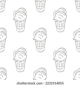 Coloring seamless pattern. Print for cloth design, textile, fabric, wallpaper