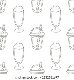 Coloring seamless pattern. Print for cloth design, textile, fabric, wallpaper