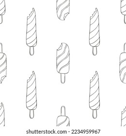 Coloring seamless pattern. Print for cloth design, textile, fabric, wallpaper