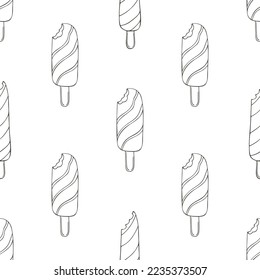 Coloring seamless pattern. Print for cloth design, textile, fabric, wallpaper