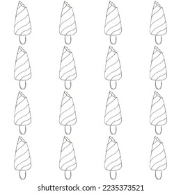 Coloring seamless pattern. Print for cloth design, textile, fabric, wallpaper