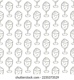 Coloring seamless pattern. Print for cloth design, textile, fabric, wallpaper