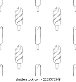 Coloring seamless pattern. Print for cloth design, textile, fabric, wallpaper