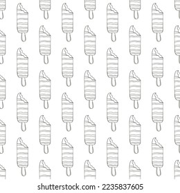 Coloring seamless pattern. Print for cloth design, textile, fabric, wallpaper