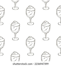 Coloring seamless pattern. Print for cloth design, textile, fabric, wallpaper